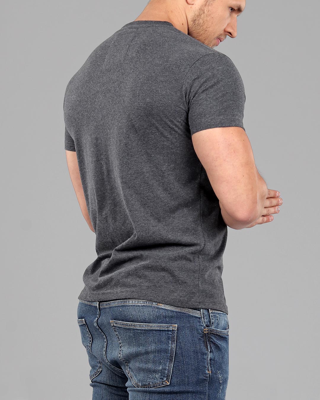 Plain gray shirt best sale